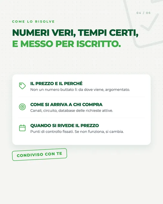 Una slide dei caroselli di RE POINT Group