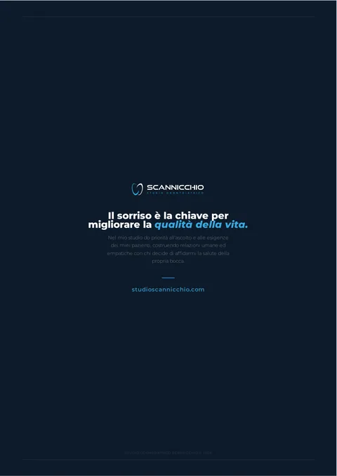 Una pagina della guida «Come lavarti i denti nel modo corretto»