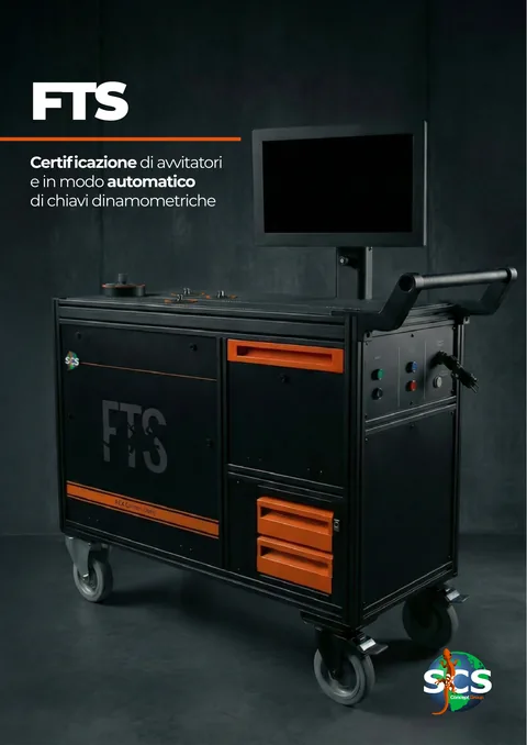 La copertina di una brochure prodotto di SCS Concept, 2026