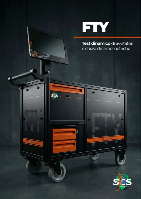 La copertina di una brochure prodotto di SCS Concept, 2026