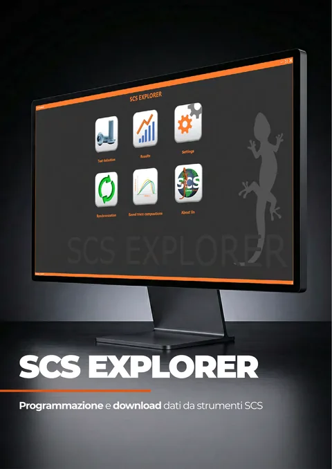 La copertina di una brochure prodotto di SCS Concept, 2026