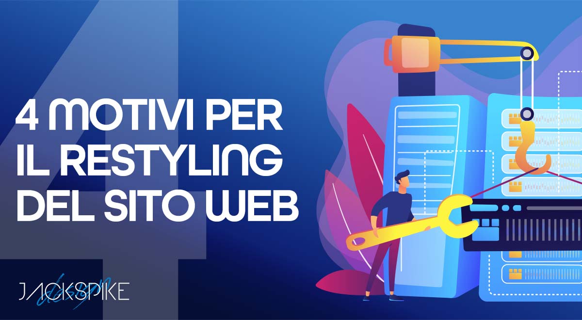 4 motivi per il restyling del sito web